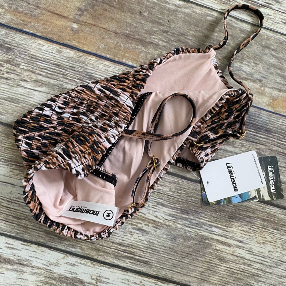 Mosmann Ribbed Bikini Set Havana Leopard Print - Picture 9 of 10